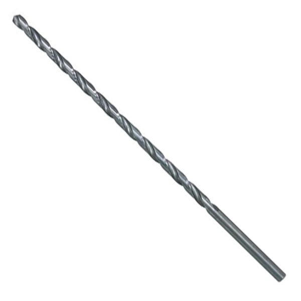 12" Extra Length Drill Bit, High Speed Steel, Black Oxide, 118° Point