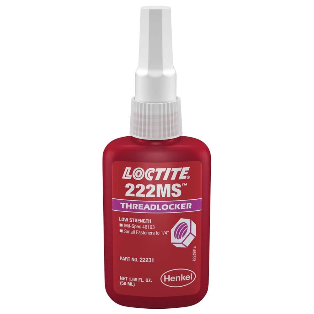 222 MS Low Strength Threadlocker – 50 ml