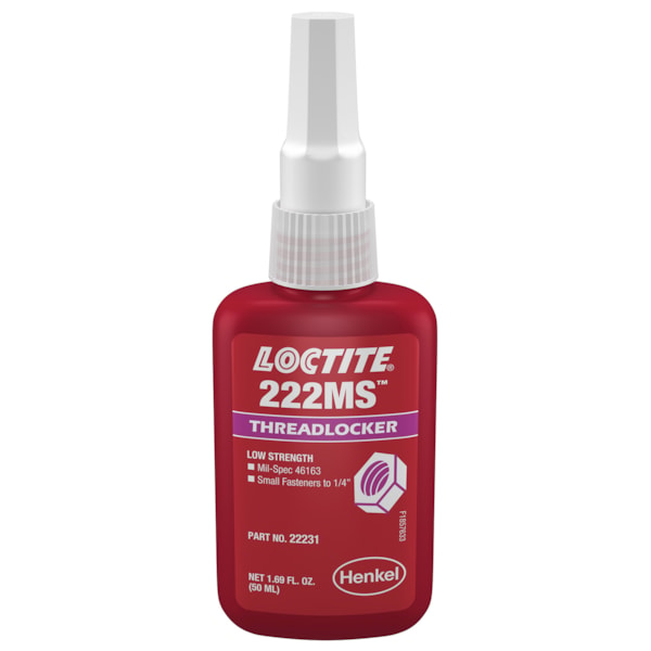 222 MS Low Strength Threadlocker – 50 ml