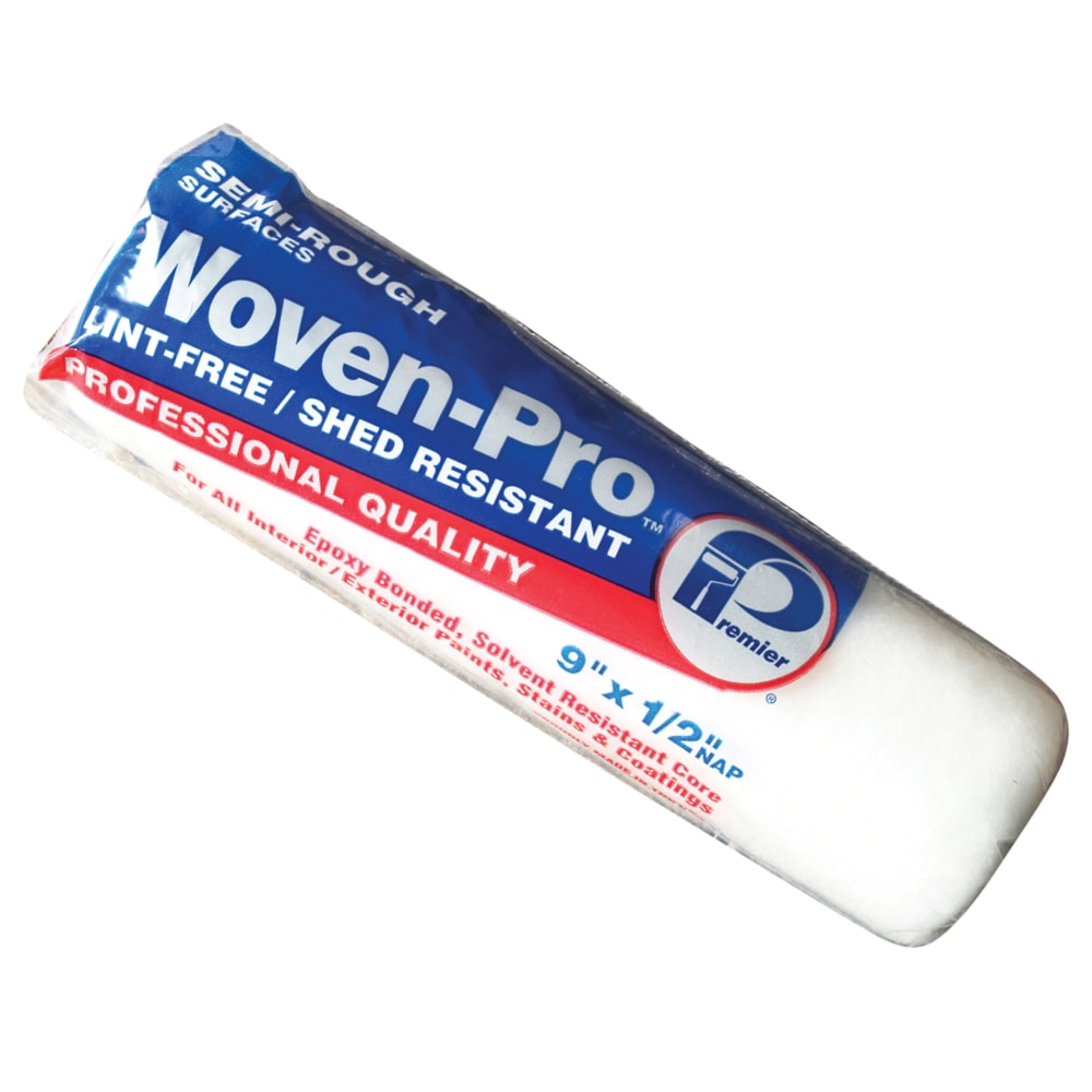 9"L x 1/2" Nap Woven-Pro® Semi-Rough Professional Paint Roller Cover