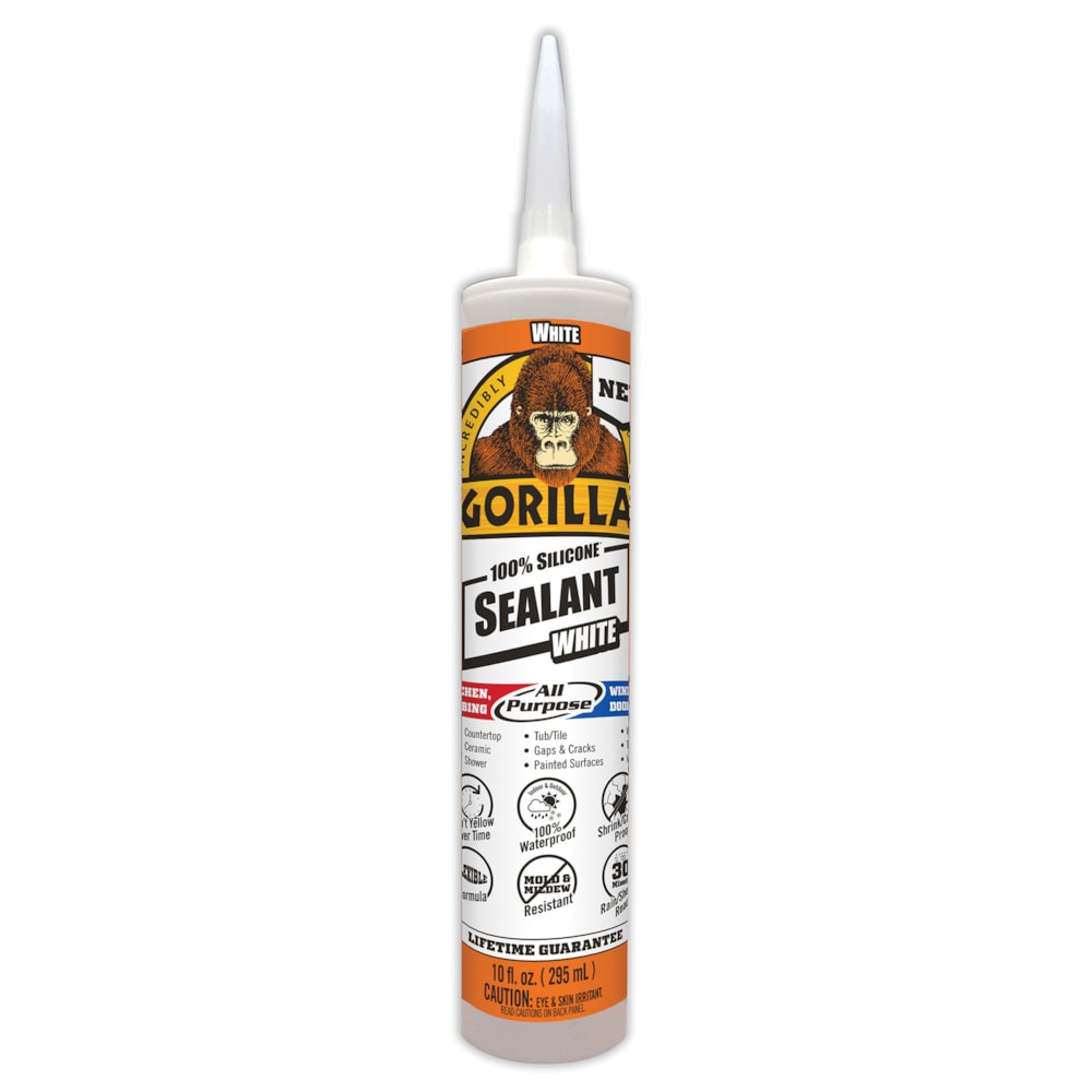 10 oz. Cartridge White 100% Silicone Sealant