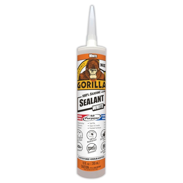 10 oz. Cartridge White 100% Silicone Sealant