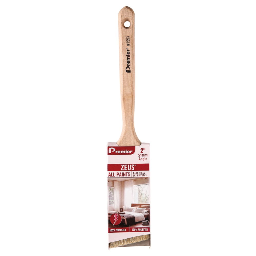 Zeus Deluxe 2" Polyster Bristle Angle Sash Paint Brush