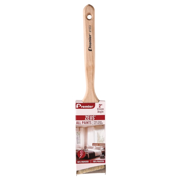 Zeus Deluxe 2" Polyster Bristle Angle Sash Paint Brush
