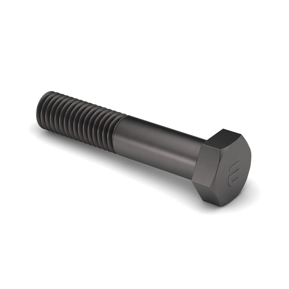 Cap Screw, 3/8-16 Coarse, 1/2 in L, Hex Head, Grade 8, Alloy Steel, Zinc Yellow