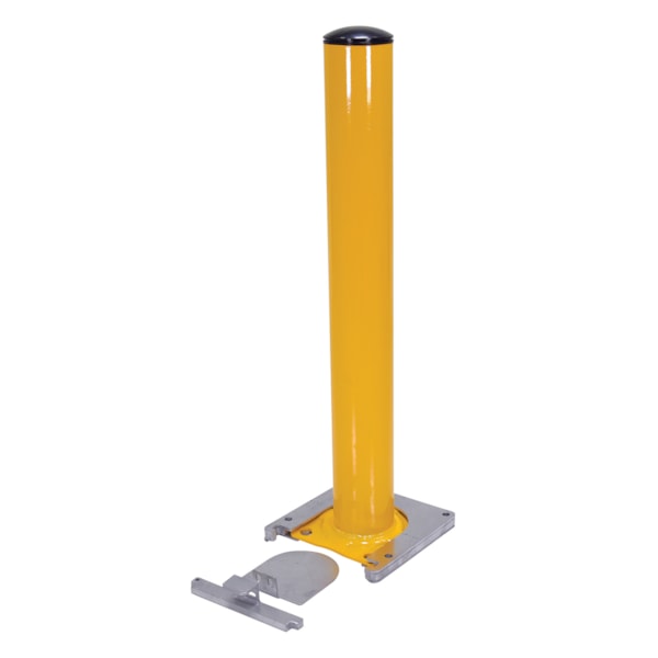 42" x 4.5" Surface Mounted Steel Pipe Bollard