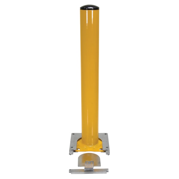 42" x 4.5" Surface Mounted Steel Pipe Bollard