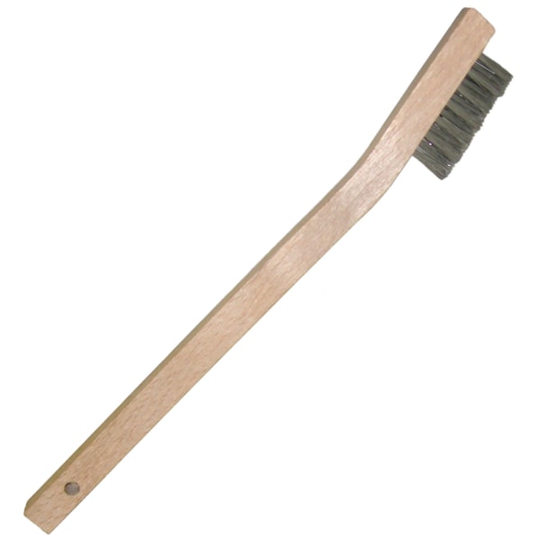 Vortec Pro 7 1/2" 3 x 7 Row 0.006" Stainless Steel Fill Hand Wire Scratch Brush
