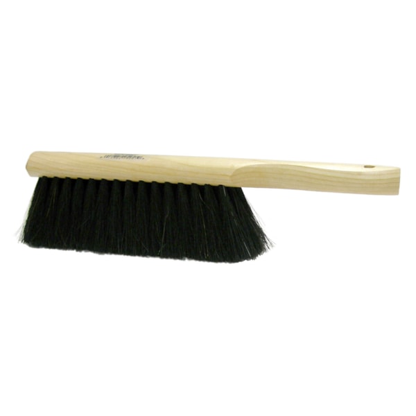 8" Black Tampico Fill Medium Brushing Bench & Counter Duster Brush