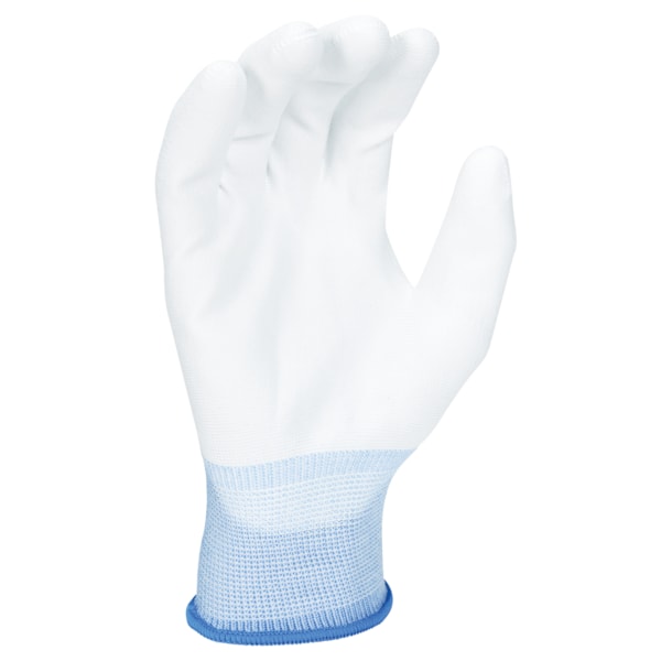 Polyurethane Coated White Nylon Gloves