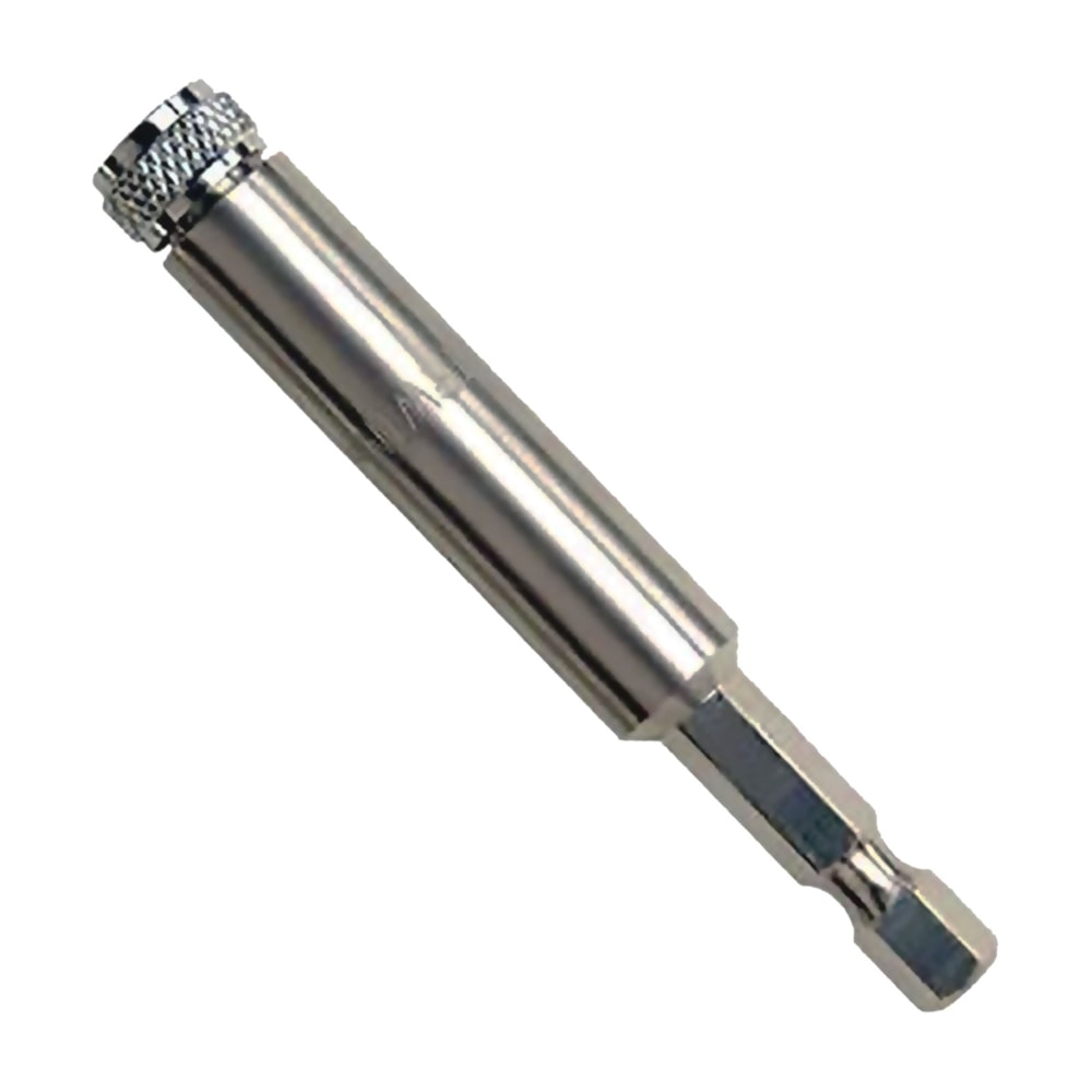 1/4" x 3" Hex Shank Magnetic Insert Knurled Bit Holder