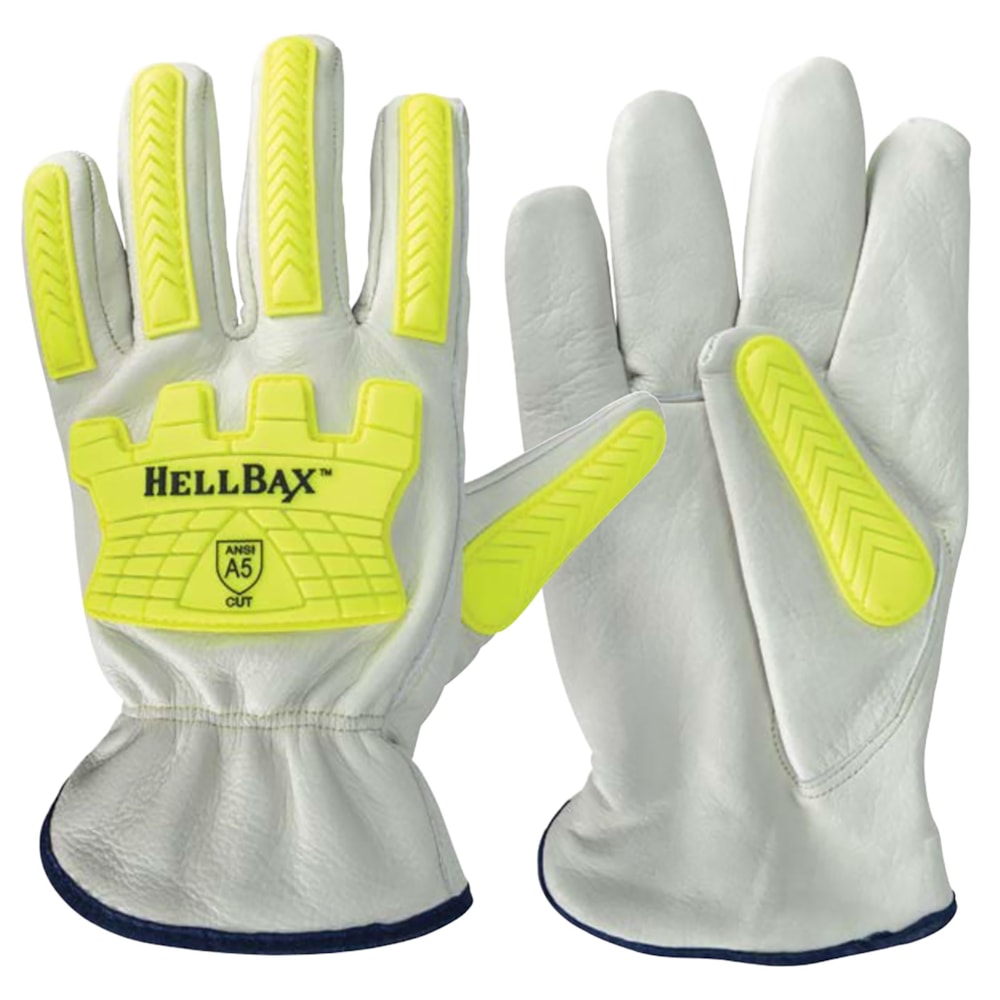 Impact & Level A5 Cut Resistant Leather Driver's Gloves