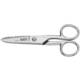 5 1/4" Nickel Plated Electrician's Scissors thumbnail 1
