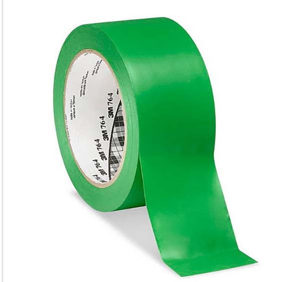 Solid Color Adhesive-Backed Vinyl Marking Tape, 2" x 36 yd.