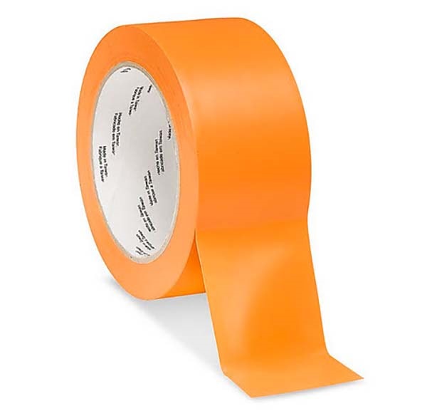 Solid Color Adhesive-Backed Vinyl Marking Tape, 2" x 36 yd.