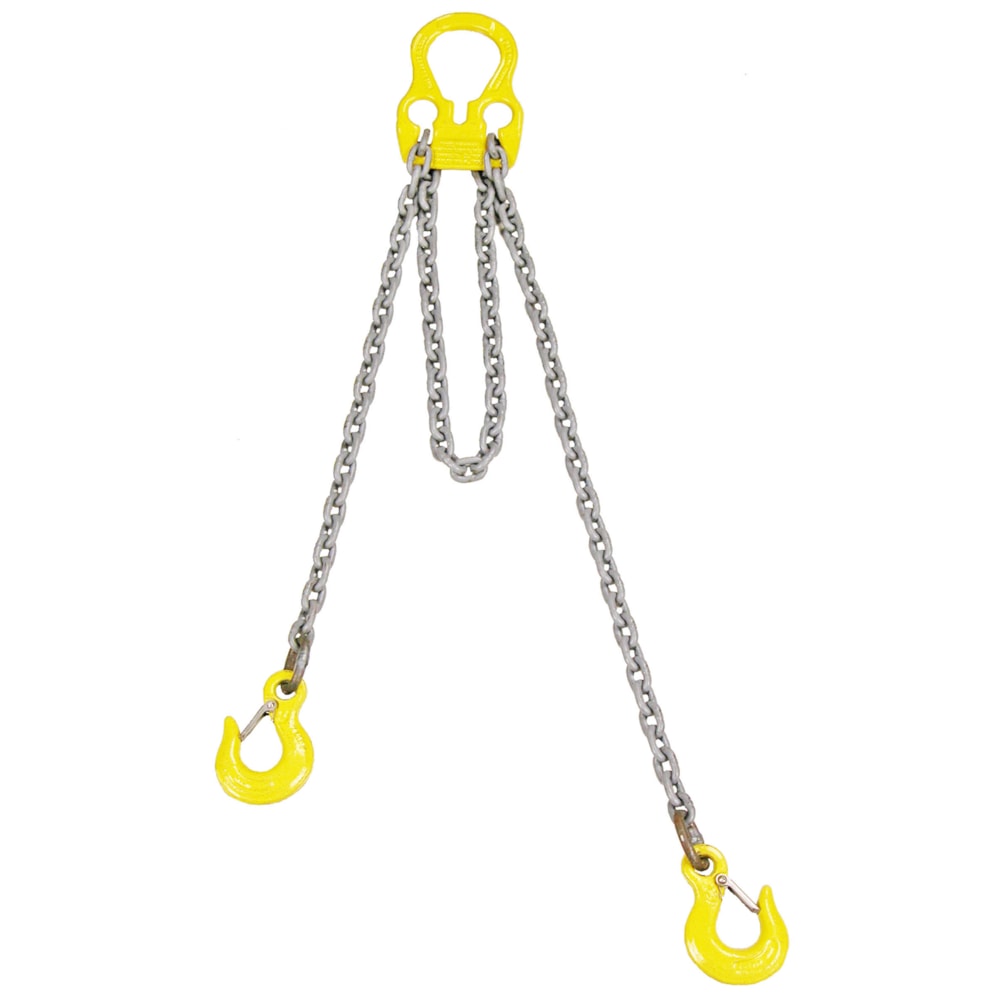 Adjust-A-Link 9/32"W x 6'L Adjustable Chain Sling & Safety Latches