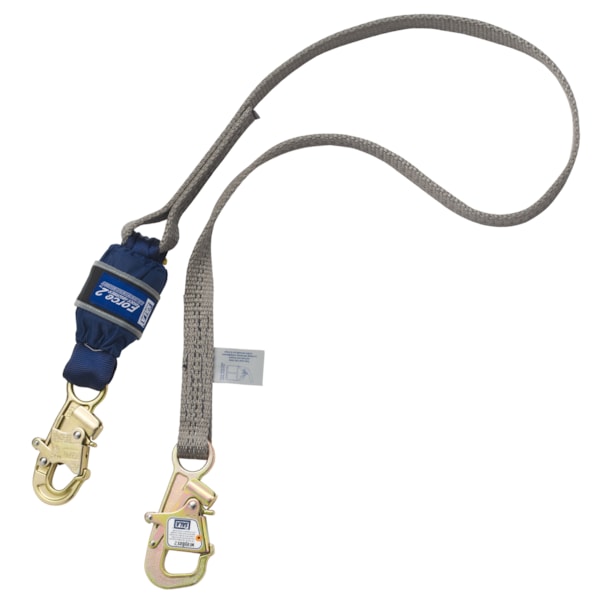 6' Single-Leg Force2™ With Tie-Back Web, Snap Hook, Tie-Back Hook d Fall Protection Lanyard
