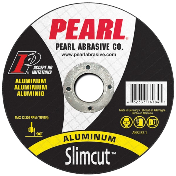 6" x 0.045" x 7/8" Slimcut™ Plus Aluminum Oxide AL46 Grit Type 1 Thin Cut-Off Wheel 25/Box