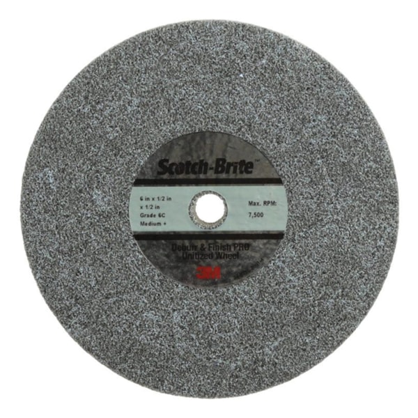 Deburr and Finish PRO Unitized Wheel, 3 in x 1/4 in x 1/4 in, 8C CRS+, 10 per case