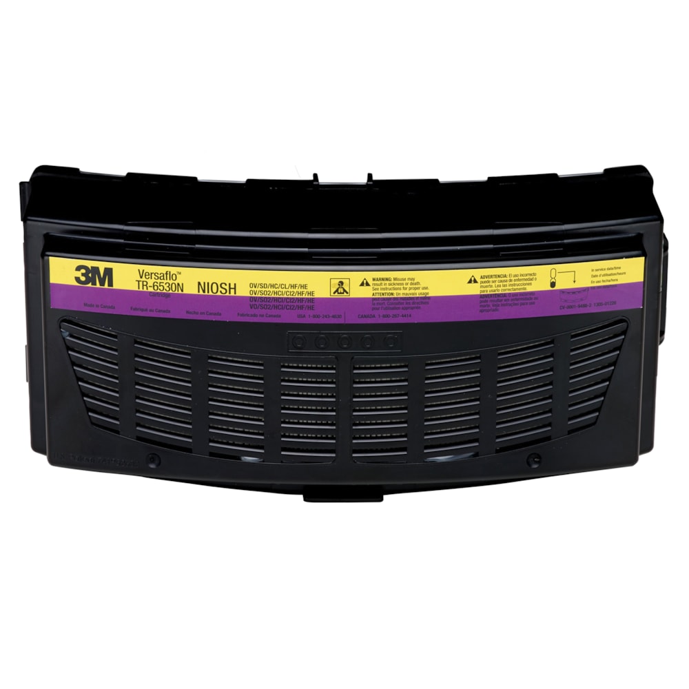 Versaflo™ TR-600 PAPR Organic Vapors/Acid Gases/HE Heavy Industry Respirator Cartridges, 5/Case