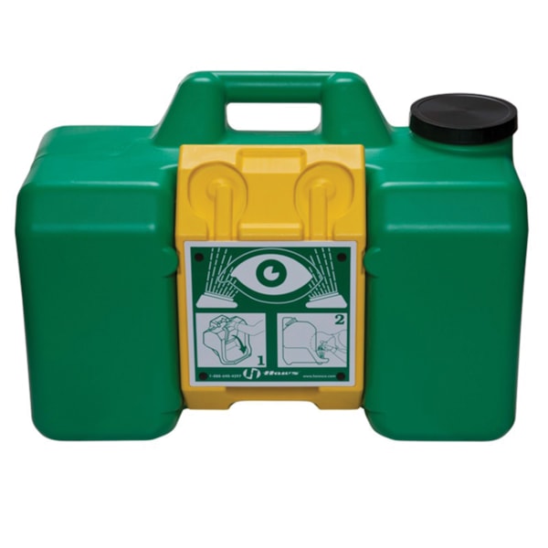 9 gal. Portable Wall Mount Gravity Emergency Eye Wash Station