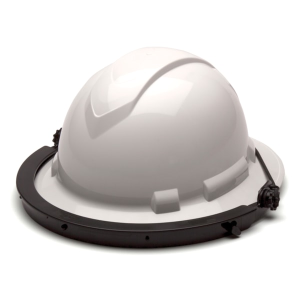 Full Brim Hard Hat Safety Face Shield Visor Carrier Bracket