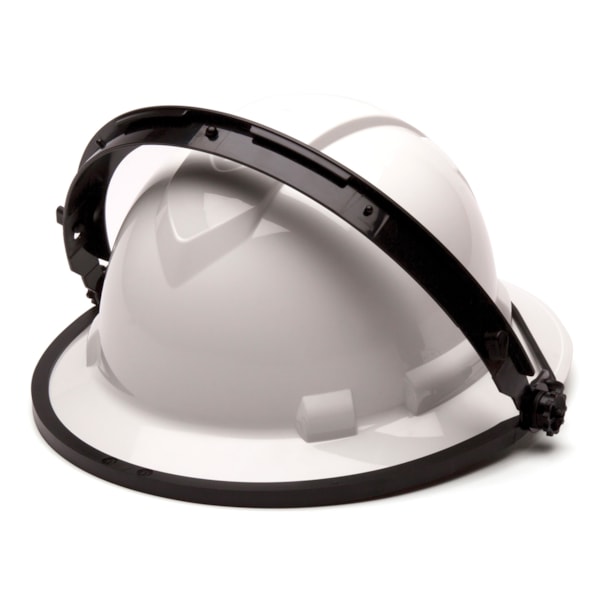 Full Brim Hard Hat Safety Face Shield Visor Carrier Bracket