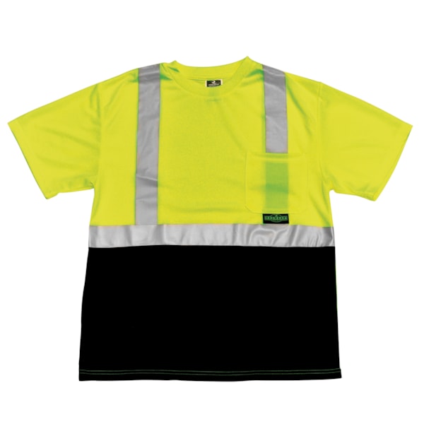 Class 2 Max-Dri™ Black Bottom Hi-Vis Traffic Safety T-Shirt