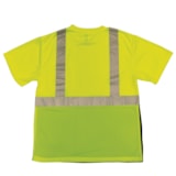 Class 2 Max-Dri™ Black Bottom Hi-Vis Traffic Safety T-Shirt thumbnail 4