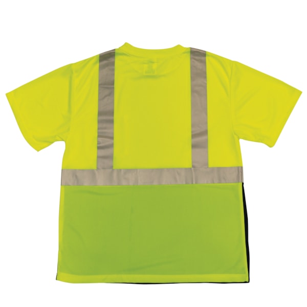 Class 2 Max-Dri™ Black Bottom Hi-Vis Traffic Safety T-Shirt