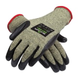 257 Nitrile Foam Palm Coated Spandex, Stainless Steel & Aramid Level A7 Cut Resistant Gloves thumbnail 1