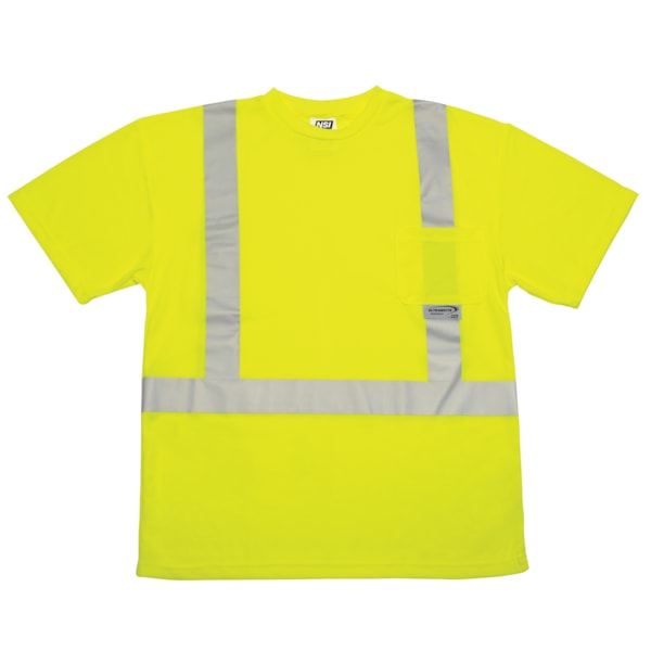 Class 2 Max-Dri™ Hi-Vis Traffic Safety T-Shirt, Custom Product Add Your Logo