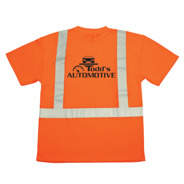 Class 2 Max-Dri™ Hi-Vis Traffic Safety T-Shirt, Custom Product Add Your Logo
