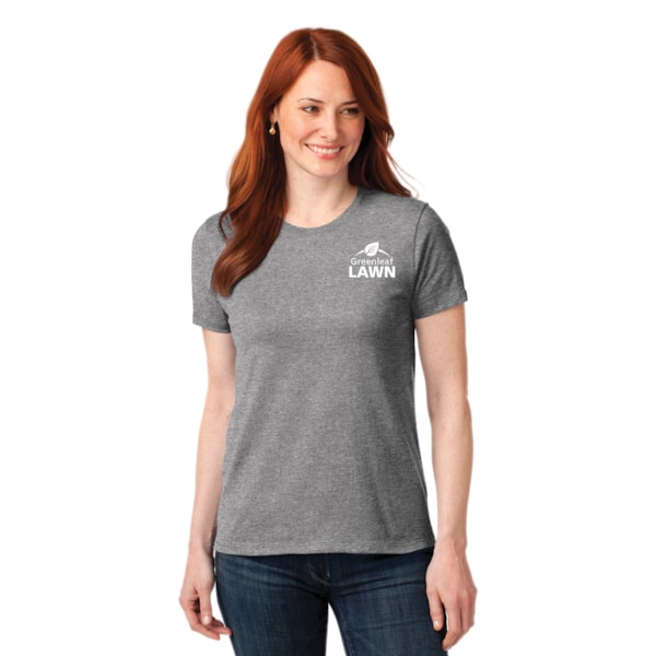 Women's Color* 50/50 Cotton/Poly T-Shirts, Custom Product Add Your Logo