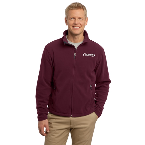 Men's Fleece Jacket, Custom Product Add Your Logo