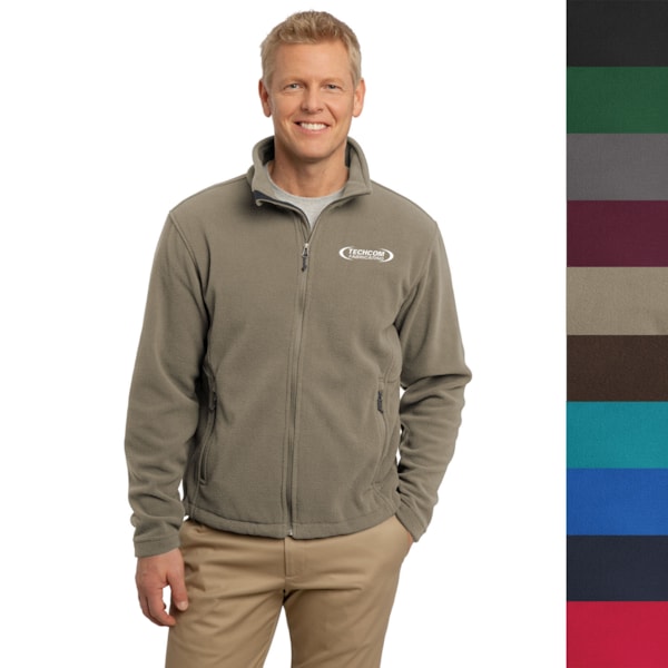 Men's Fleece Jacket, Custom Product Add Your Logo