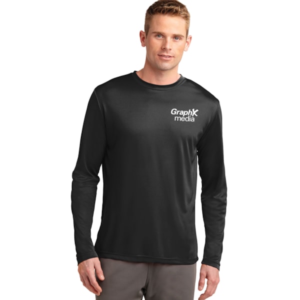 Long Sleeve Competitor™ T-Shirt, Custom Product Add Your Logo