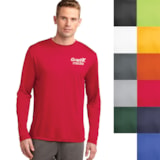 Long Sleeve Competitor™ T-Shirt, Custom Product Add Your Logo thumbnail 2