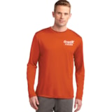 Long Sleeve Competitor™ T-Shirt, Custom Product Add Your Logo thumbnail 3