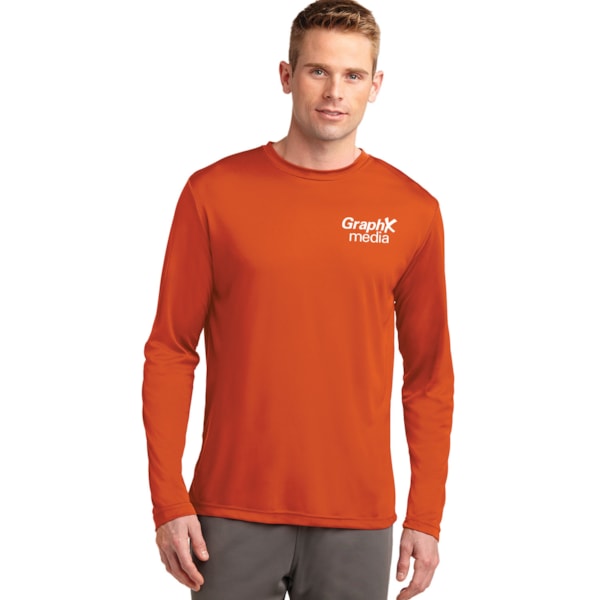 Long Sleeve Competitor™ T-Shirt, Custom Product Add Your Logo