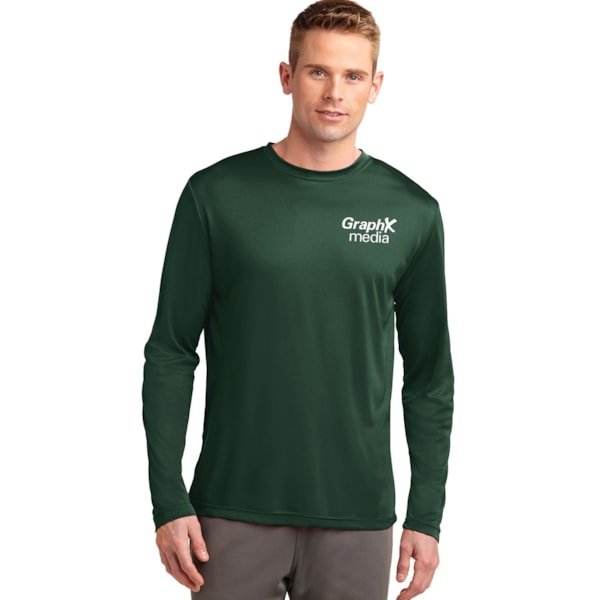 Long Sleeve Competitor™ T-Shirt, Custom Product Add Your Logo