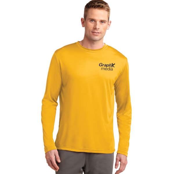 Long Sleeve Competitor™ T-Shirt, Custom Product Add Your Logo