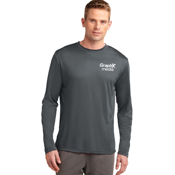Long Sleeve Competitor™ T-Shirt, Custom Product Add Your Logo