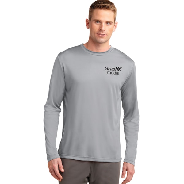 Long Sleeve Competitor™ T-Shirt, Custom Product Add Your Logo