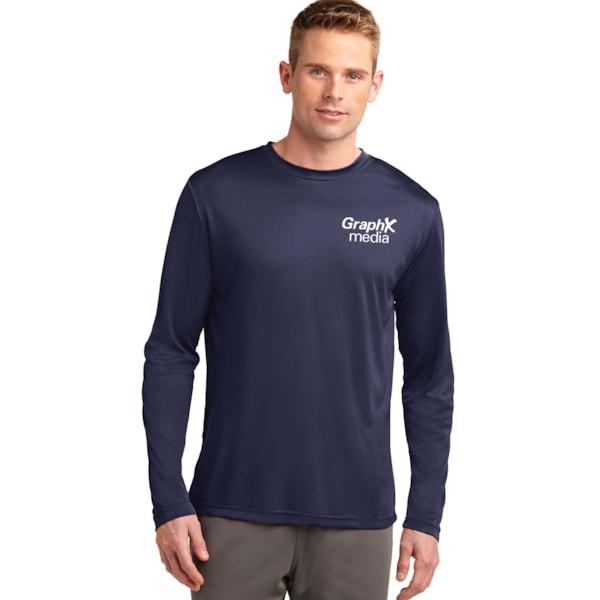Long Sleeve Competitor™ T-Shirt, Custom Product Add Your Logo