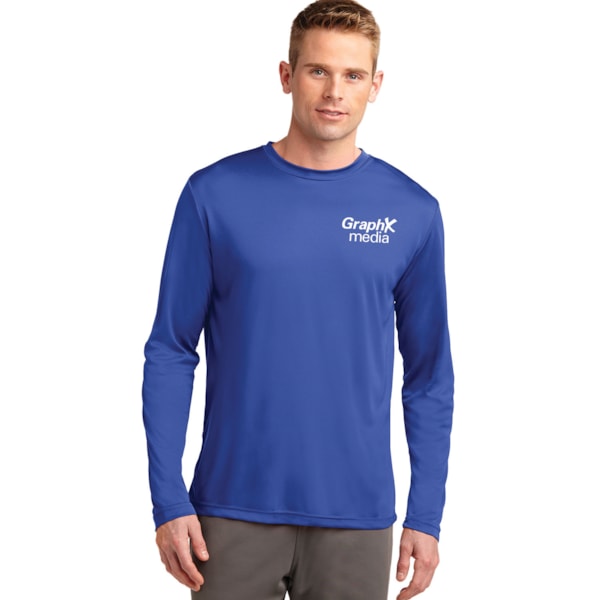 Long Sleeve Competitor™ T-Shirt, Custom Product Add Your Logo