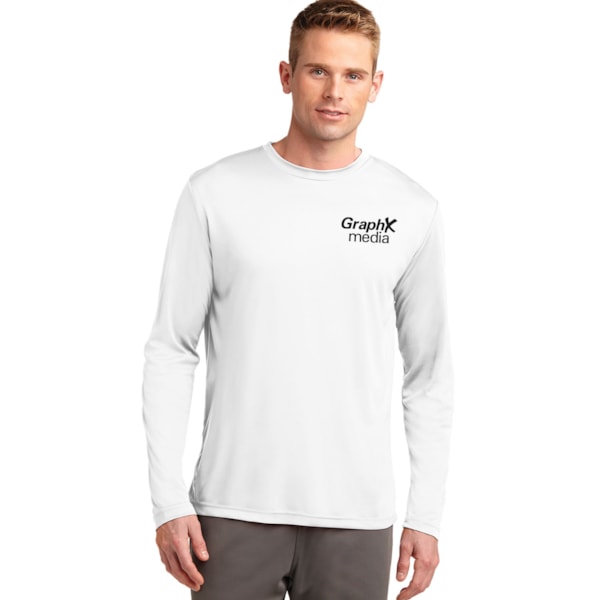 Long Sleeve Competitor™ T-Shirt, Custom Product Add Your Logo