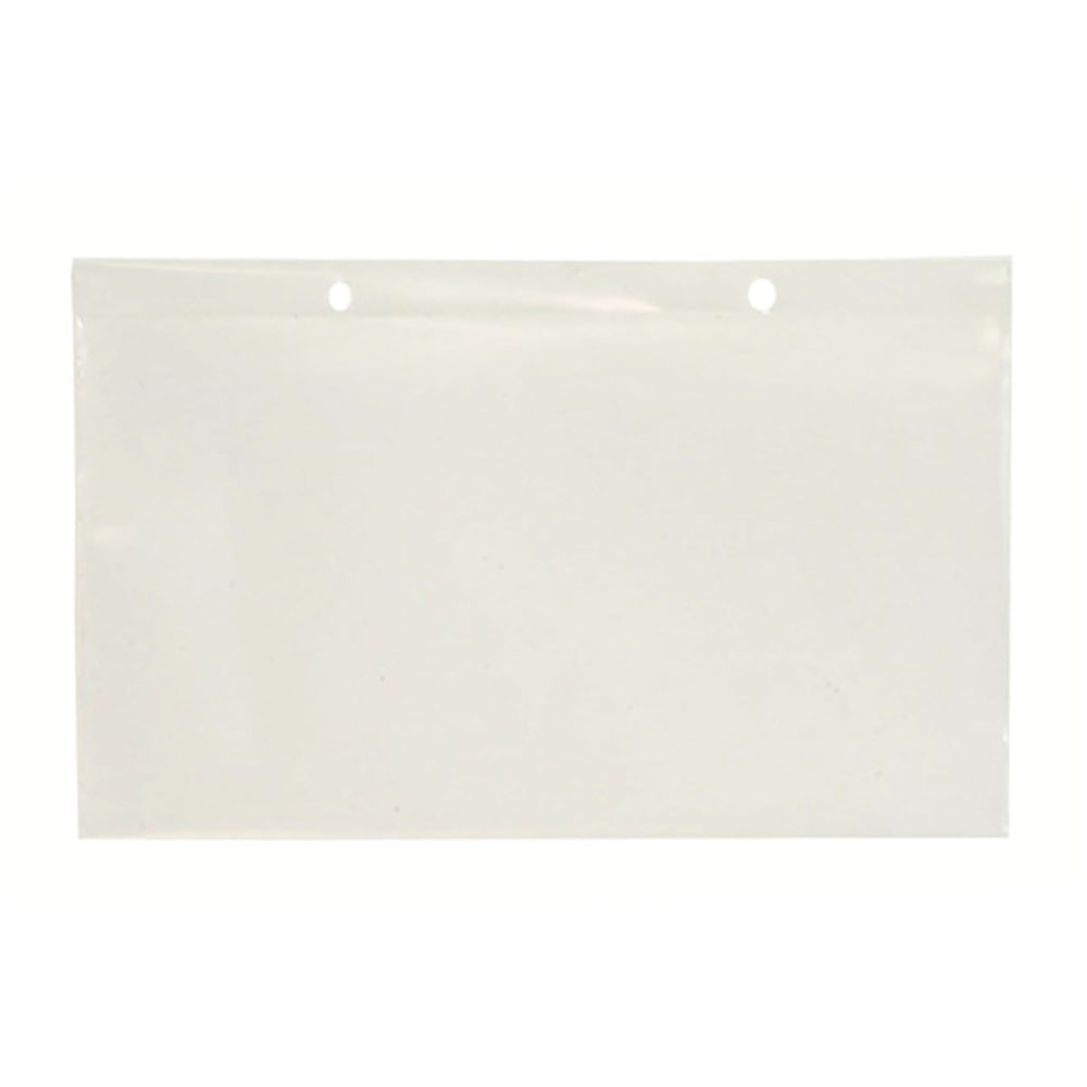 3" x 5" Dividable Grid Container Clear Label Holders, 6/Pack