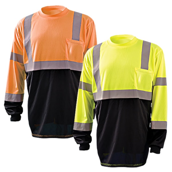 Class 3 Black Bottom Wicking Birdseye Long Sleeve Shirt
