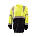 Class 3 Black Bottom Wicking Birdseye Long Sleeve Shirt thumbnail 3